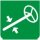 Symbol Lenkradschloss (0°)
