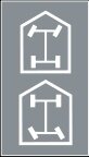 Symbol Lenkradwechsel (0°)
