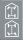 Symbol Lenkradwechsel (0°)