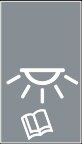 Symbol Leselampe (0°)