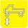 Symbol Lift der Vorderachse (0°)
