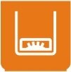 Symbol Linien-Indikator (180°)