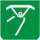 Symbol Linker Aufenthalt (180°)