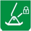 Symbol Linkes Scherenschloss (0°)