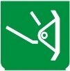 Symbol Linker Aufenthalt (270°)