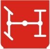 Symbol Längsdifferentialsperre (0°)