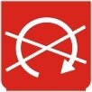 Symbol Motorstopp (0°)