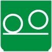 Symbol Nachlaufachse (0°)
