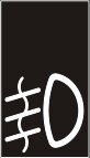 Symbol Nebelscheinwerfer (0°)