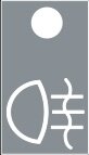Symbol Nebelschlussleuchte (0°)