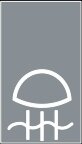 Symbol Nebelschlussleuchte (90°)