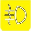 Symbol Nebelschlussleuchten (0°)