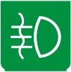 Symbol Nebelschlussleuchten (0°)