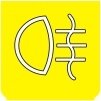 Symbol Nebelschlussleuchten (180°)