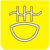 Symbol Nebelschlussleuchten (90°)