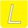 Symbol NIEDRIG (0°)
