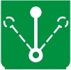 Symbol Niveau-Kontrolle (0°)