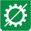 Symbol Ohne Ausrüstung (180°)