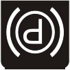 Symbol Parkbremse (180°)