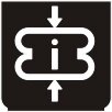 Symbol Pneumatische Federung (0°)
