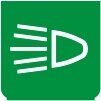 Symbol Positionslichter (0°)