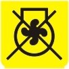 Symbol Refroidissement hydraulique: arrêt (0°)