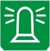 Symbol Rotierende Bake (0°)
