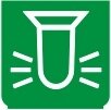 Symbol Rotierende Bake (180°)