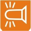 Symbol Rotierende Bake (270°)