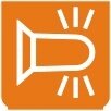 Symbol Rotierende Bake (90°)