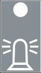 Symbol Rotierende Bake (0°)