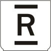 Symbol Rückwärtsgang (0°)