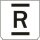 Symbol Rückwärtsgang (0°)