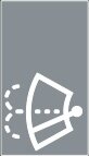 Symbol Scheibenwischer + Scheibenwaschanlage vorne...