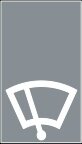 Symbol Scheibenwischer vorne (0°)