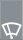 Symbol Scheibenwischer vorne (0°)