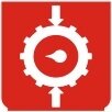 Symbol Schmierung des Getriebes (270°)