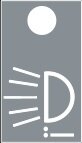 Symbol Servicelampe (0°)