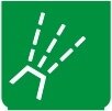 Symbol Sprühen (180°)