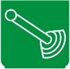 Symbol Steuerhebel (0°)