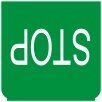 Symbol STOP (180°)