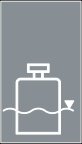 Symbol Tank-Füllstand (0°)