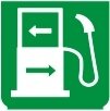 Symbol Tank-Wahlschalter (0°)