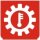 Symbol Temperatur des Getriebes (0°)