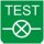 Symbol Test (leuchtet) (0°)