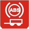 Symbol Test-Anhänger ABS (0°)