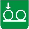 Symbol Vorderachse: unten (0°)