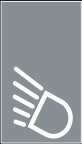 Symbol Vordere Arbeitsleuchten (90°)