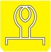 Symbol Vorheizen (270°)