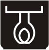 Symbol Vorheizen (90°)